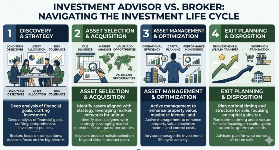 what is a real estate investment advisor and when you need one - investment advisor vs broker